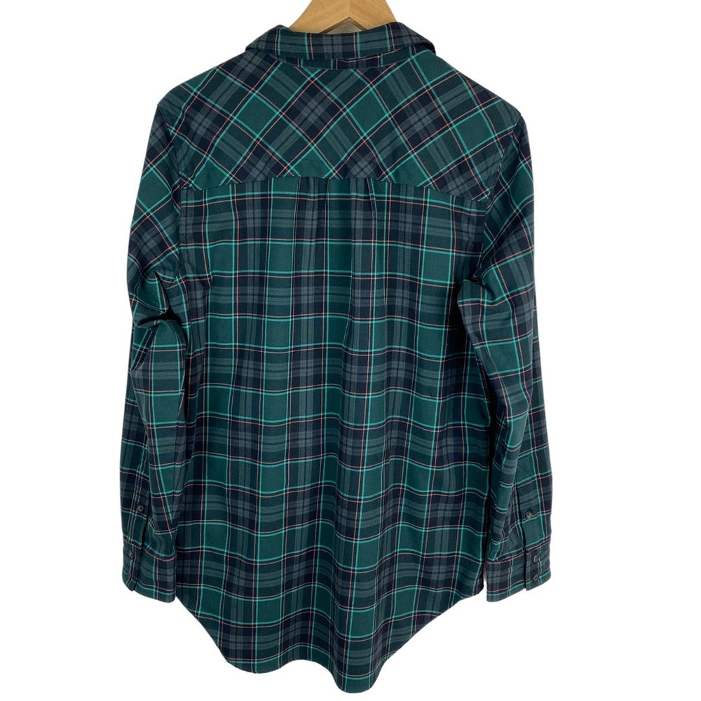 Outdoor Research Womens Shirt Size Large Cedar Cove Tunic Green Button Front - Picture 2 of 10